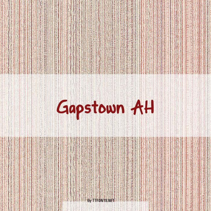Gapstown AH example